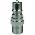 Dixon DQC H Industrial Interchange Male Plug, 3/8-18 Nominal, Male NPTF, Steel H2M3